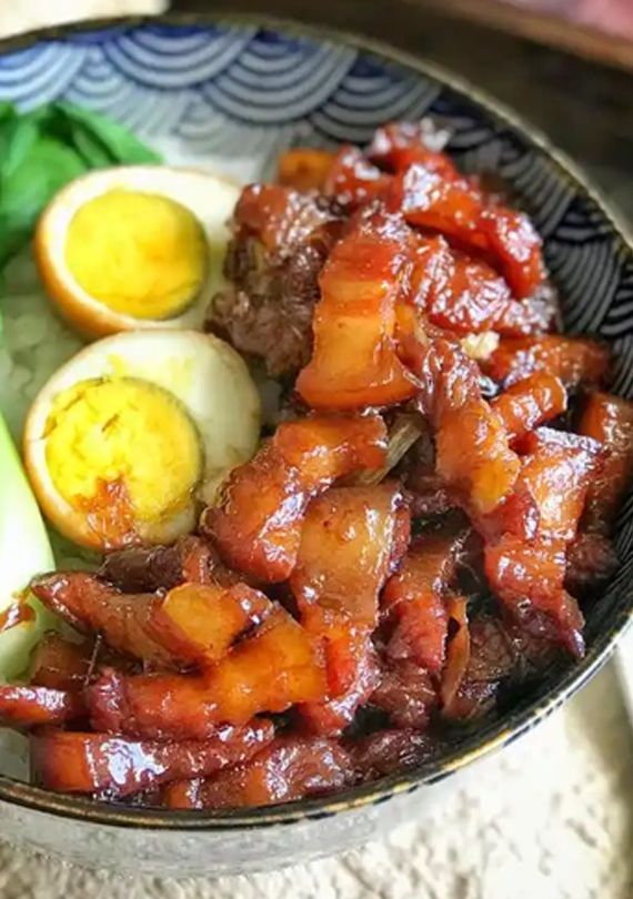 台湾滷肉飯｜氷砂糖と香辛料で作るルーローハン｜癒雅膳食の完成写真
